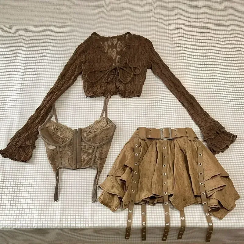 Vintage Fashion Ai - Harajuku Vintage Fashion 3 Piece Set