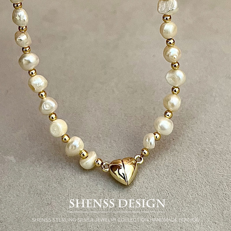 Vintage Fashion Ai - Natural Baroque 5-6mm Freshwater Pearl Necklace