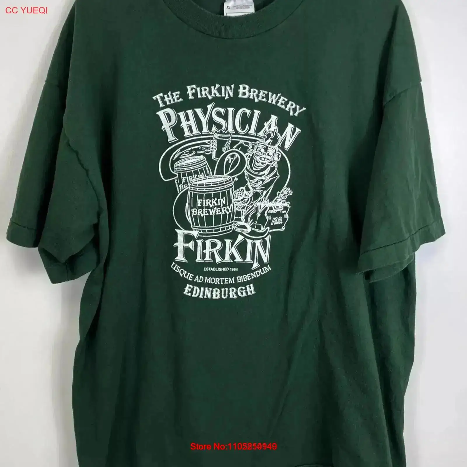 Vintage Fashion Edinburgh - Vintage Firkin Brewery Beer T Shirt