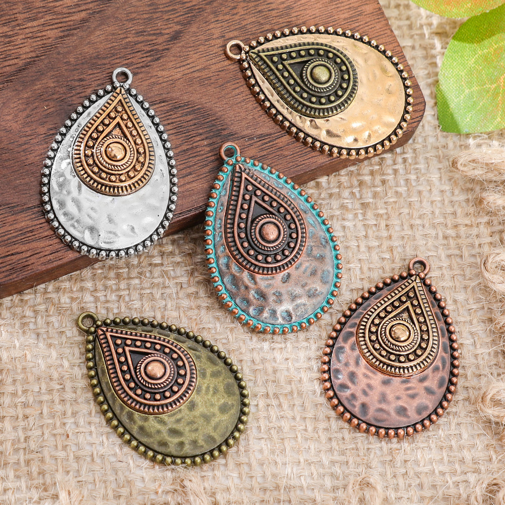 Vintage Fashion Ai - Retro Vintage Ethnic Bohemia Teardrop Pendants