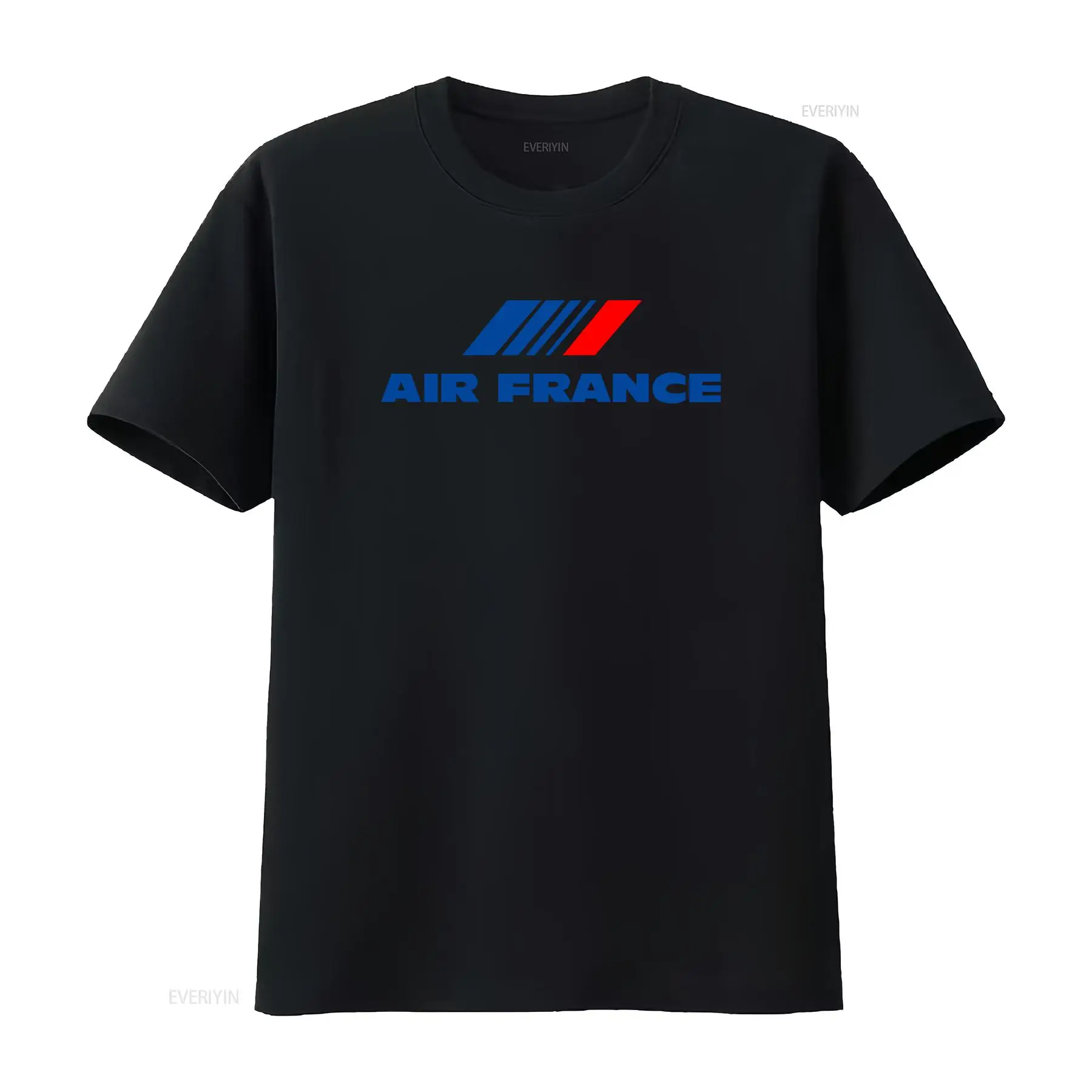 Vintage Flannel Shirt - Air France Airlines Logo T Shirt