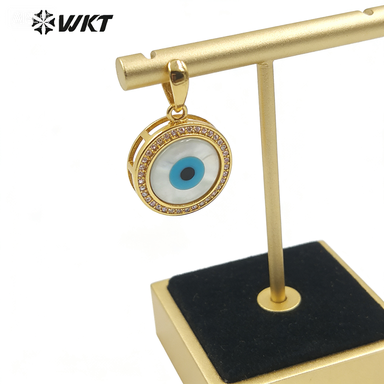 Vintage Fashion Wholesale - WT-MP204 Wholesale Fashion Gold Electroplated Round