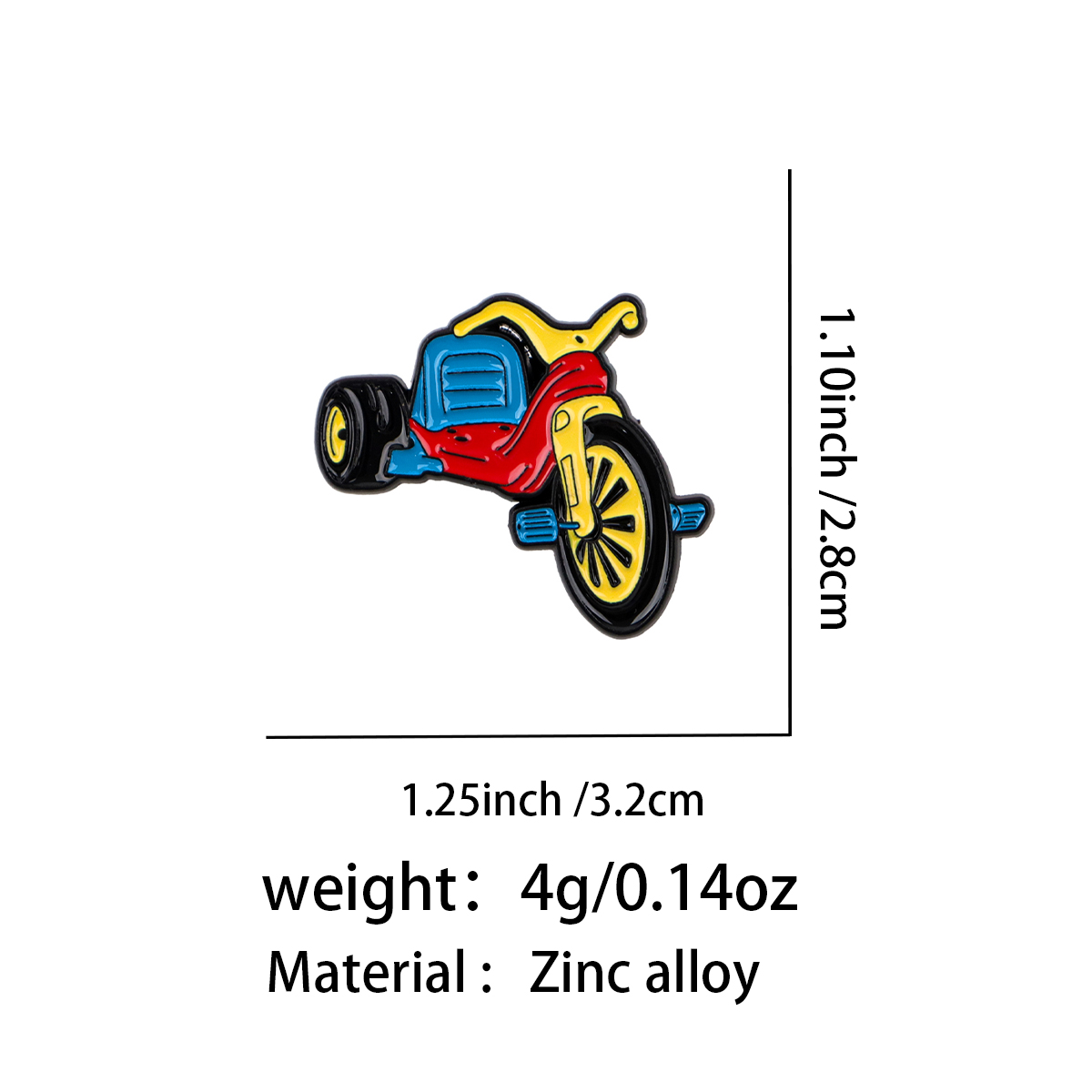 Retro Bicycle Enamel Pin Vinta - Vintage Fashion Online recensione e prezzo