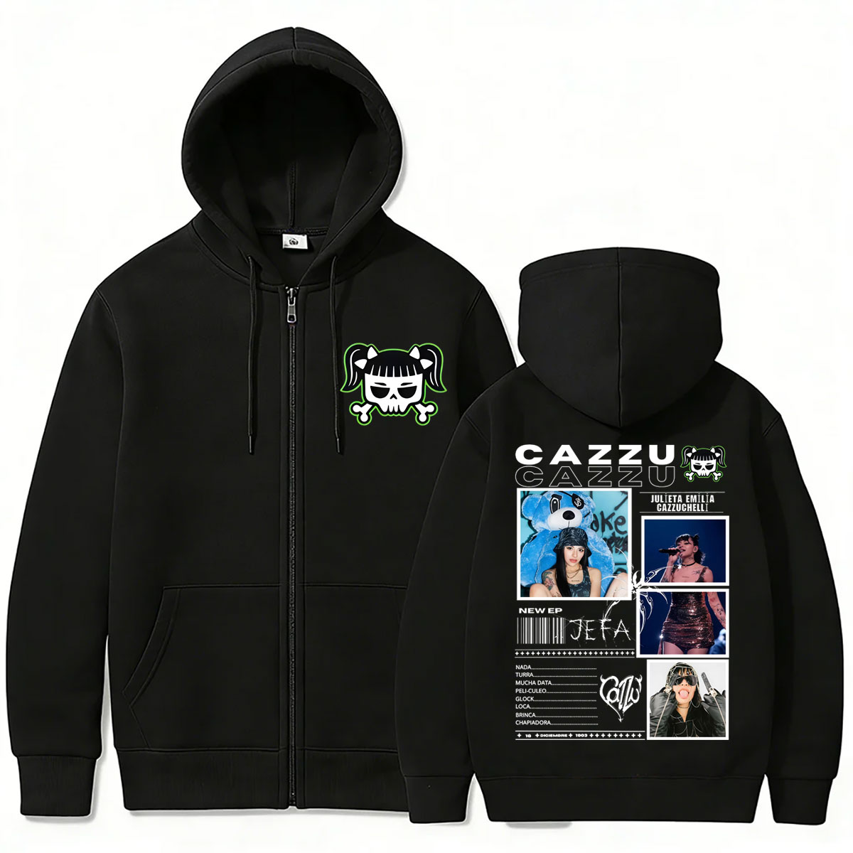 Hot Sale Latin Trap Cazzu Zipp - Vintage Fashion Pop Up recensione e prezzo