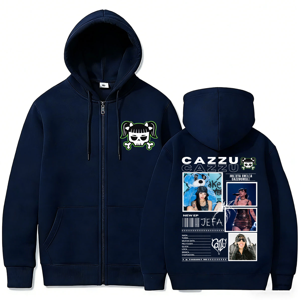 Hot Sale Latin Trap Cazzu Zipp - Vintage Fashion Pop Up recensione e prezzo
