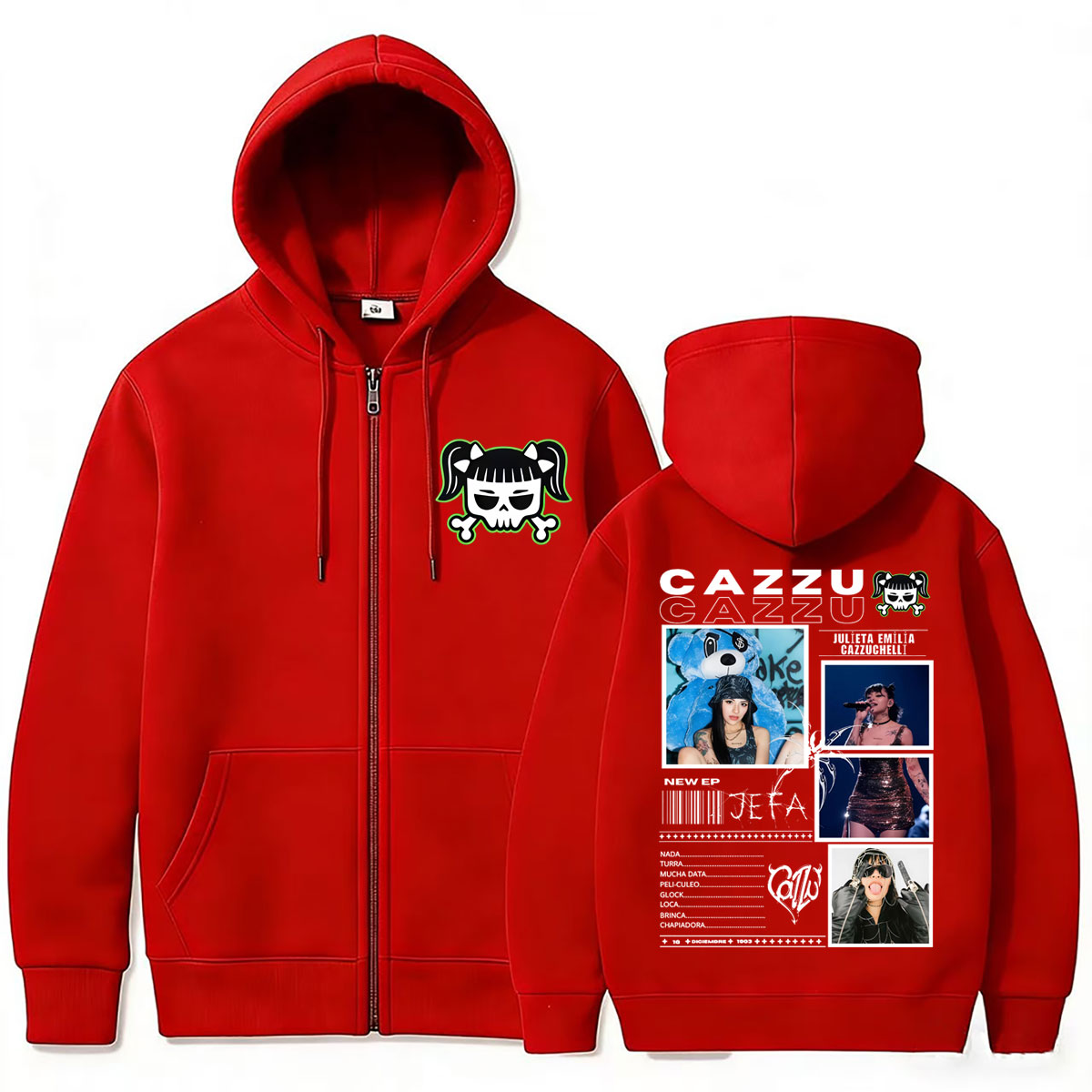 Hot Sale Latin Trap Cazzu Zipp - Vintage Fashion Pop Up recensione e prezzo