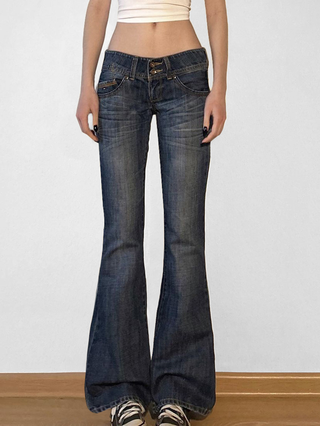 Vintage y2k Flared Jeans Retro - Mom Jean High Rise recensione e prezzo