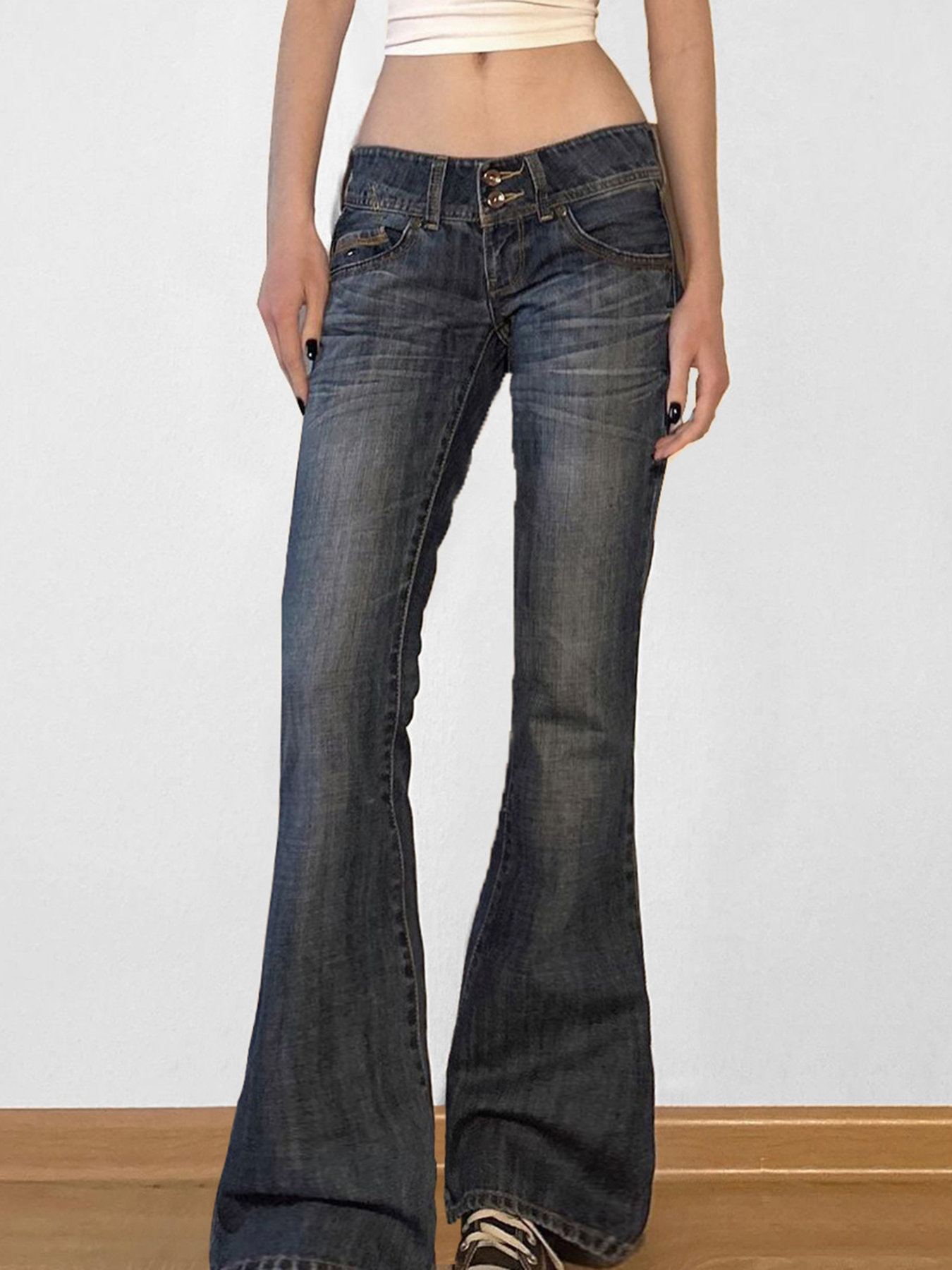 Vintage y2k Flared Jeans Retro - Mom Jean High Rise recensione e prezzo