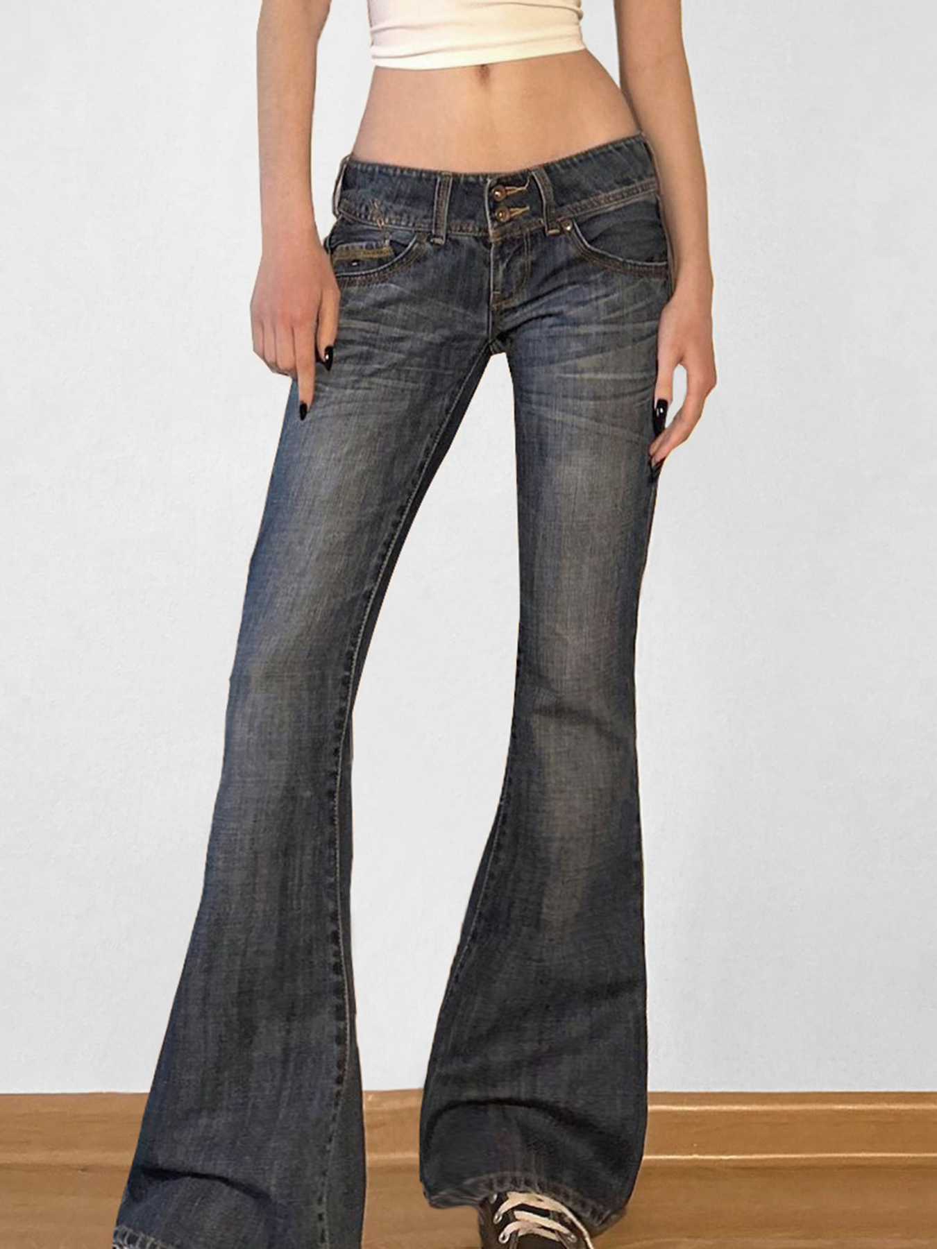 Vintage y2k Flared Jeans Retro - Mom Jean High Rise recensione e prezzo
