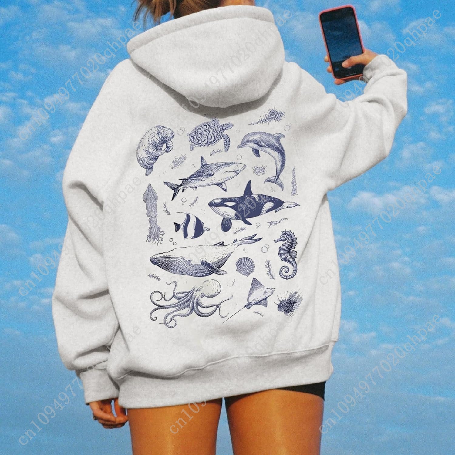 Cute Hoodies for Teen Girls Wo - Printed Floral Shirt recensione e prezzo