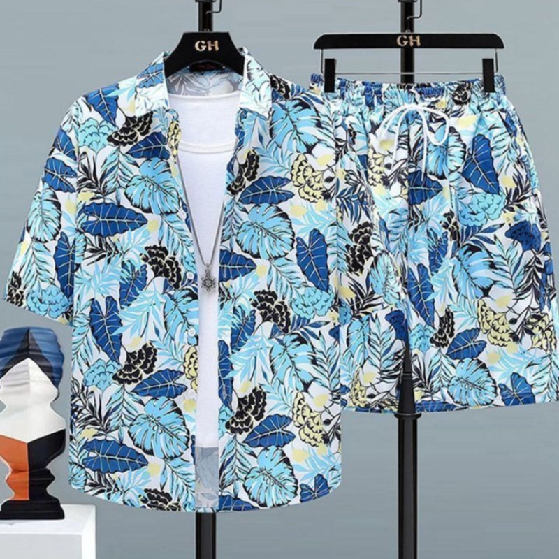 Summer Men Travel Outfit Ice S - Printed Floral Shirt recensione e prezzo