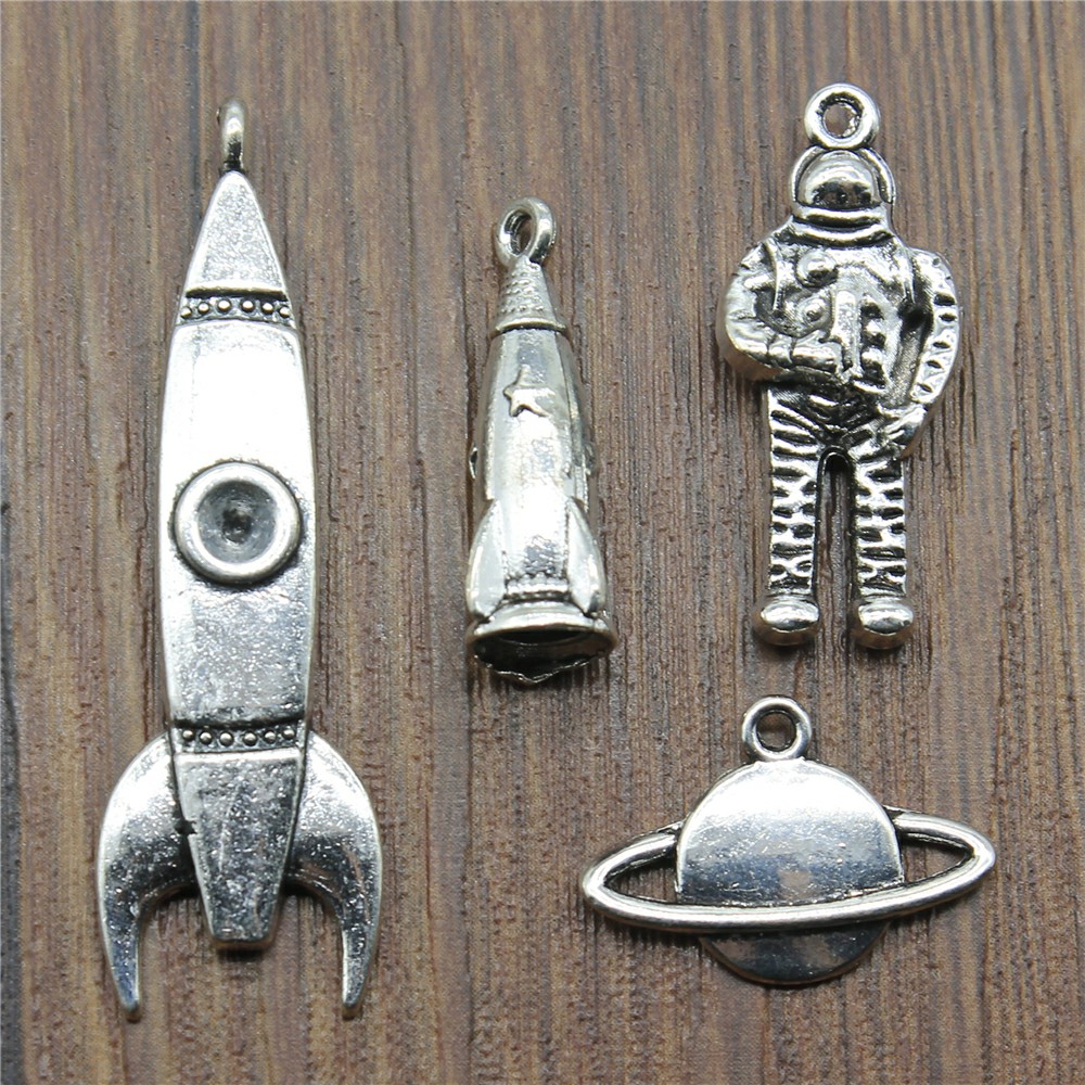10pcs Charms Rocket Antique Si - Vintage Fashion Wholesale recensione e prezzo