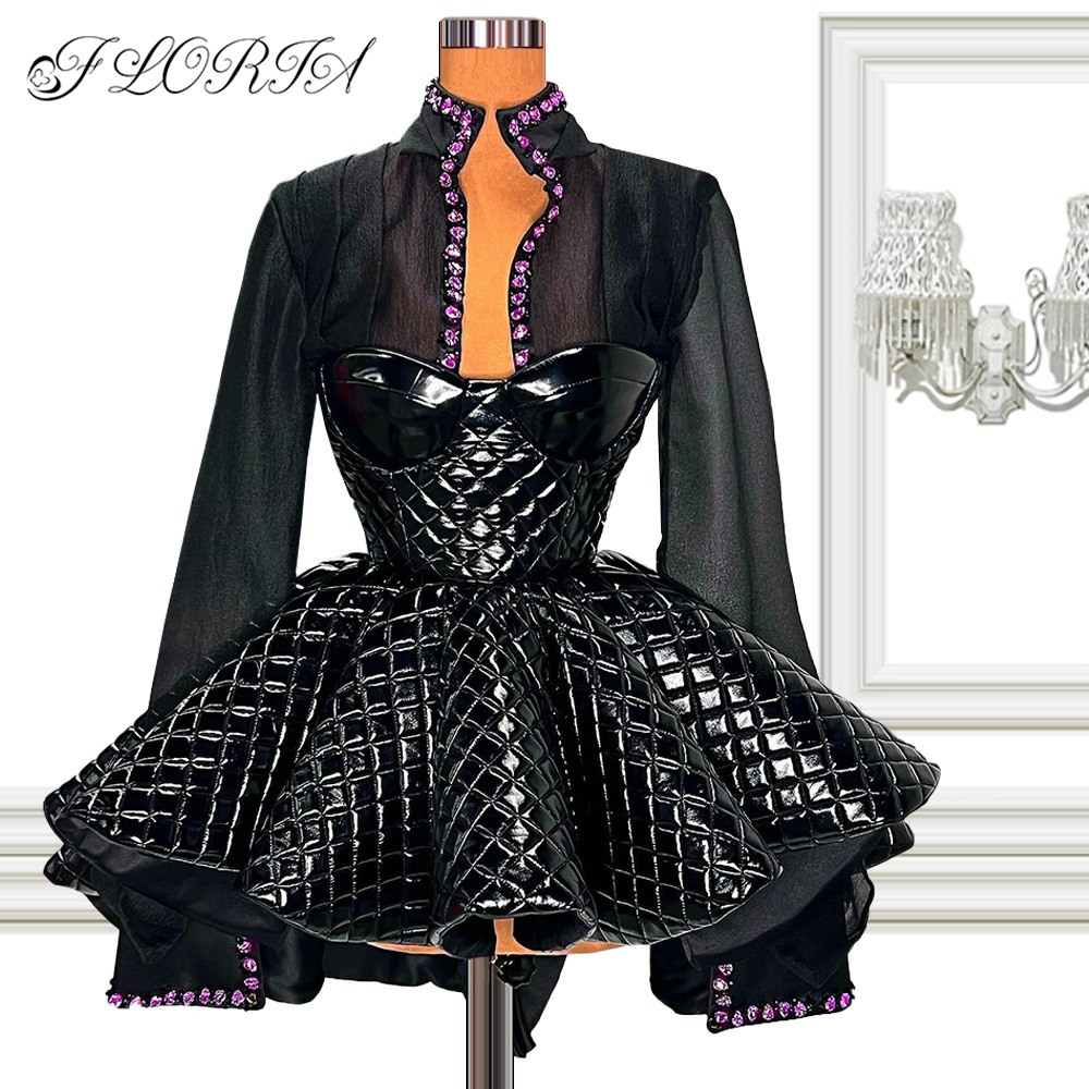 Fashion Black Mini Cocktail Dr - Vintage Fashion Runway recensione e prezzo