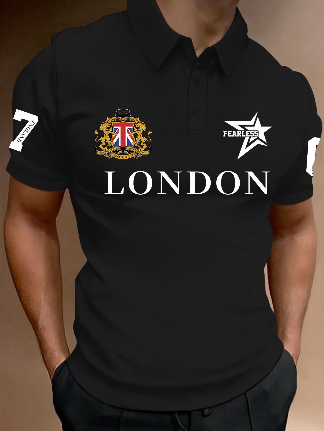 Men's Fashion Printed Polo Shi - Vintage Fashion London recensione e prezzo