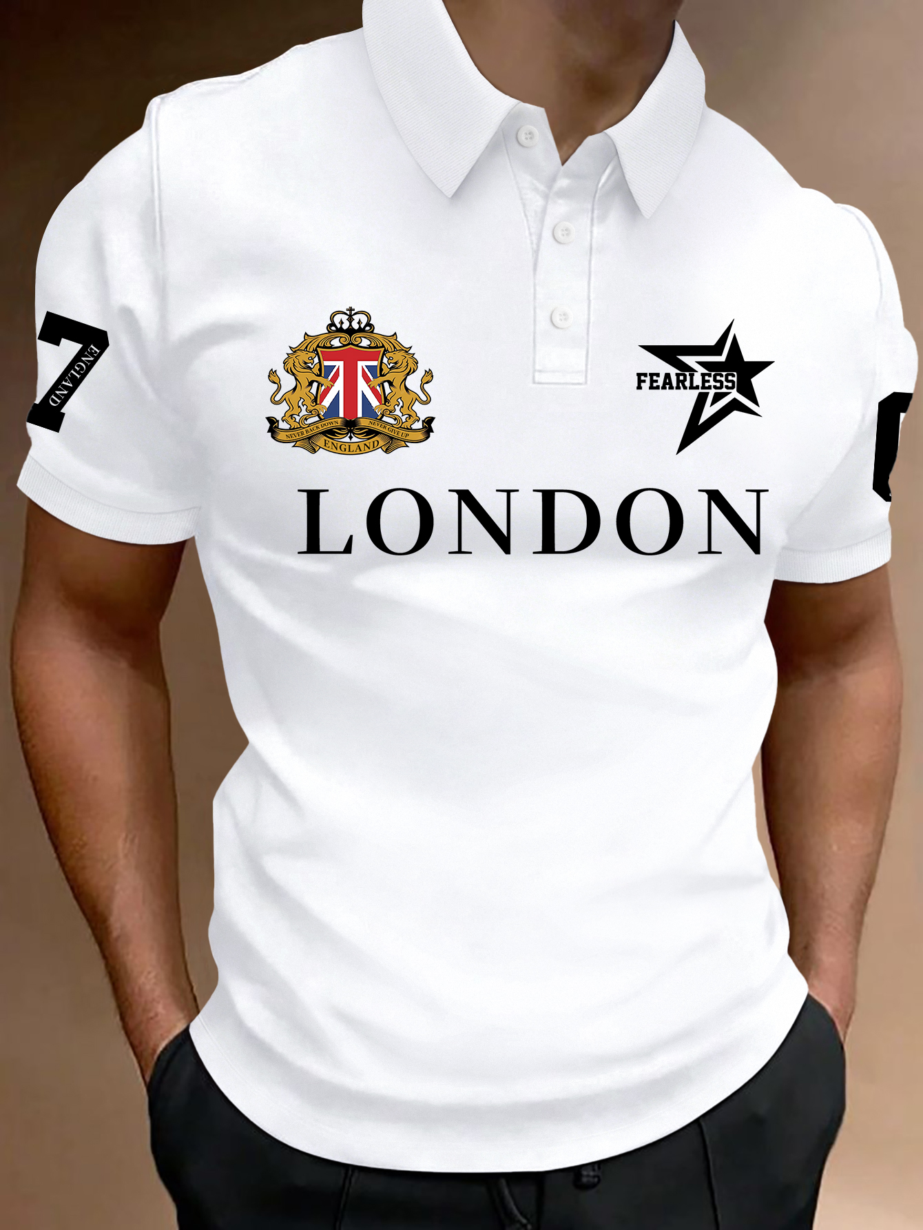 Men's Fashion Printed Polo Shi - Vintage Fashion London recensione e prezzo