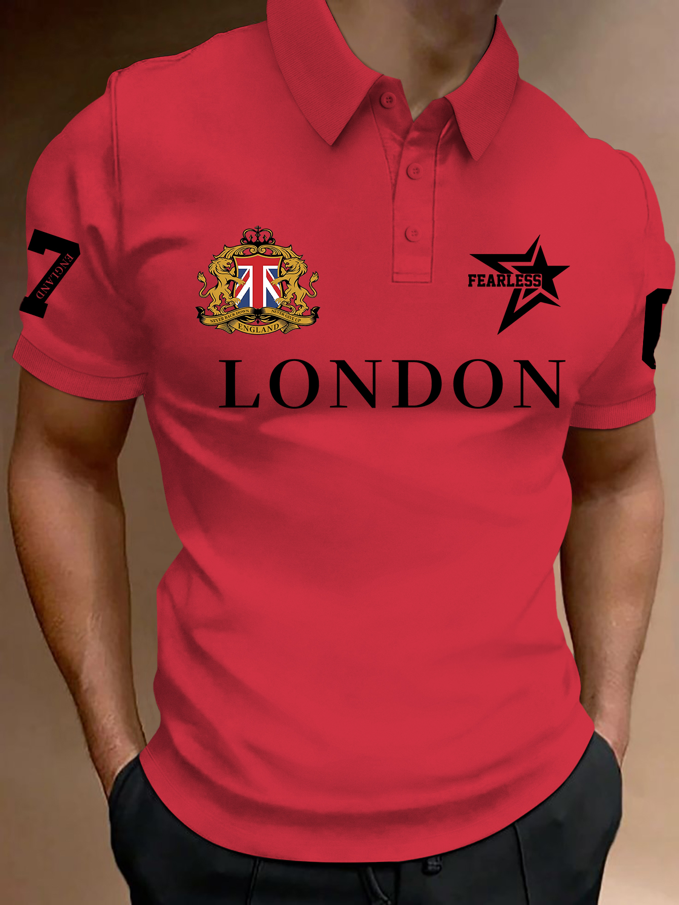 Men's Fashion Printed Polo Shi - Vintage Fashion London recensione e prezzo