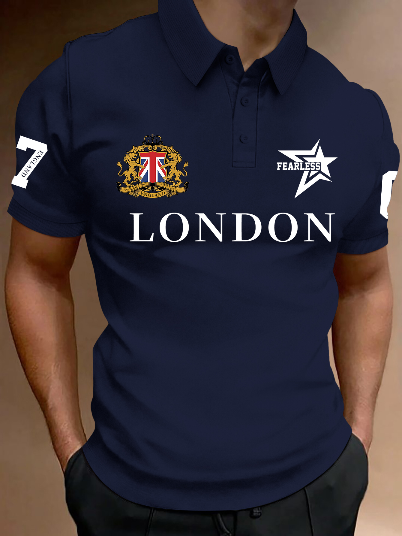 Men's Fashion Printed Polo Shi - Vintage Fashion London recensione e prezzo