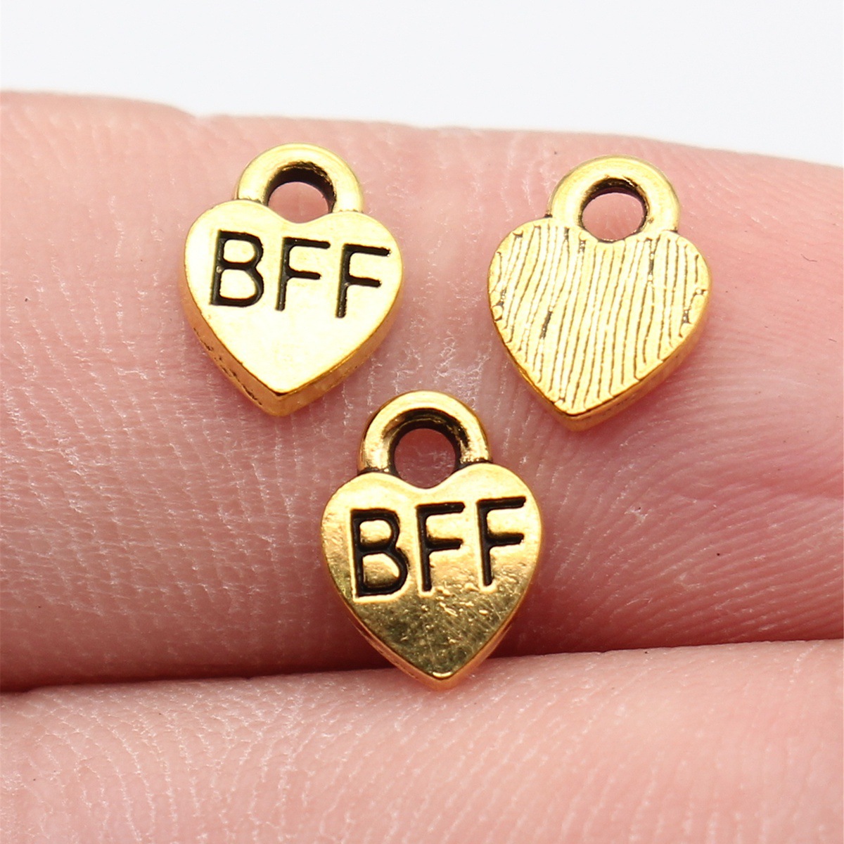 40pcs 9.3x7mm Antique Gold Col - Vintage Fashion Online recensione e prezzo
