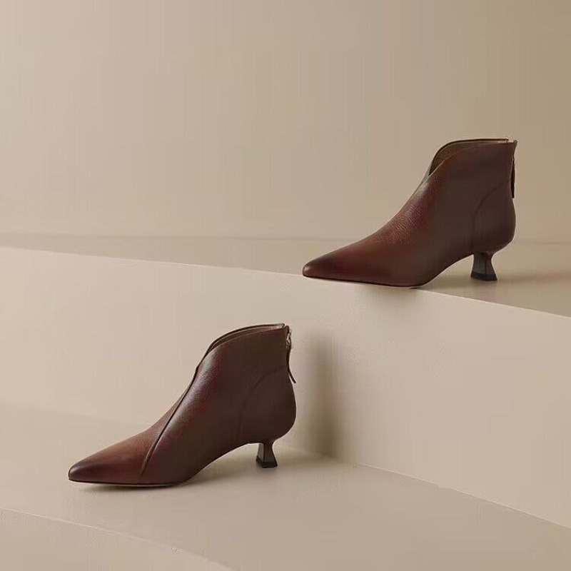 Autumn Winter Pointed Toe Wome - Vintage Zipper recensione e prezzo