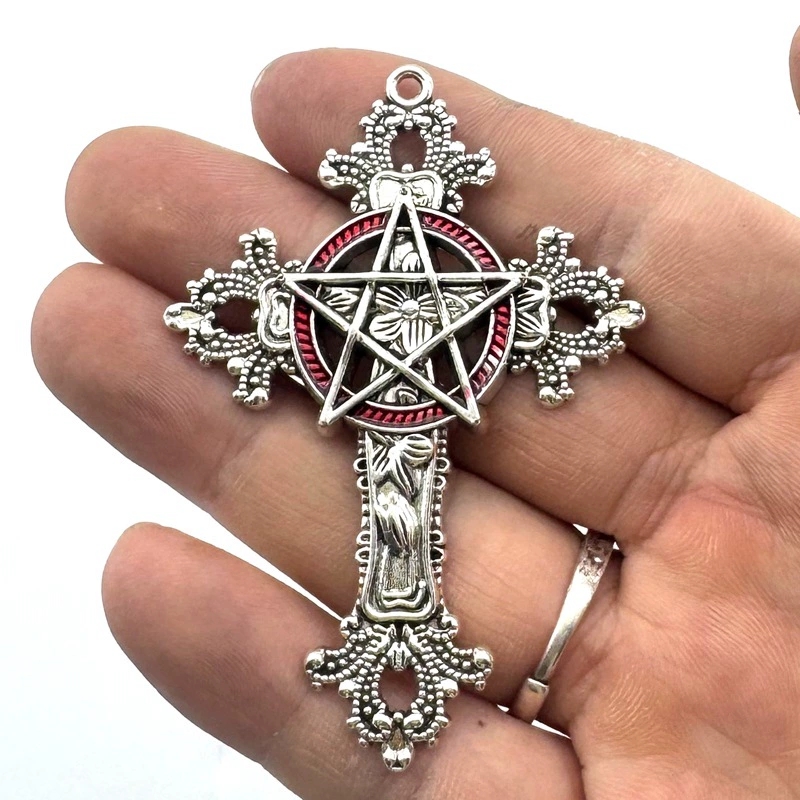 2pcs 30x15mm Gothic Big Cross  - Vintage Fashion Online recensione e prezzo