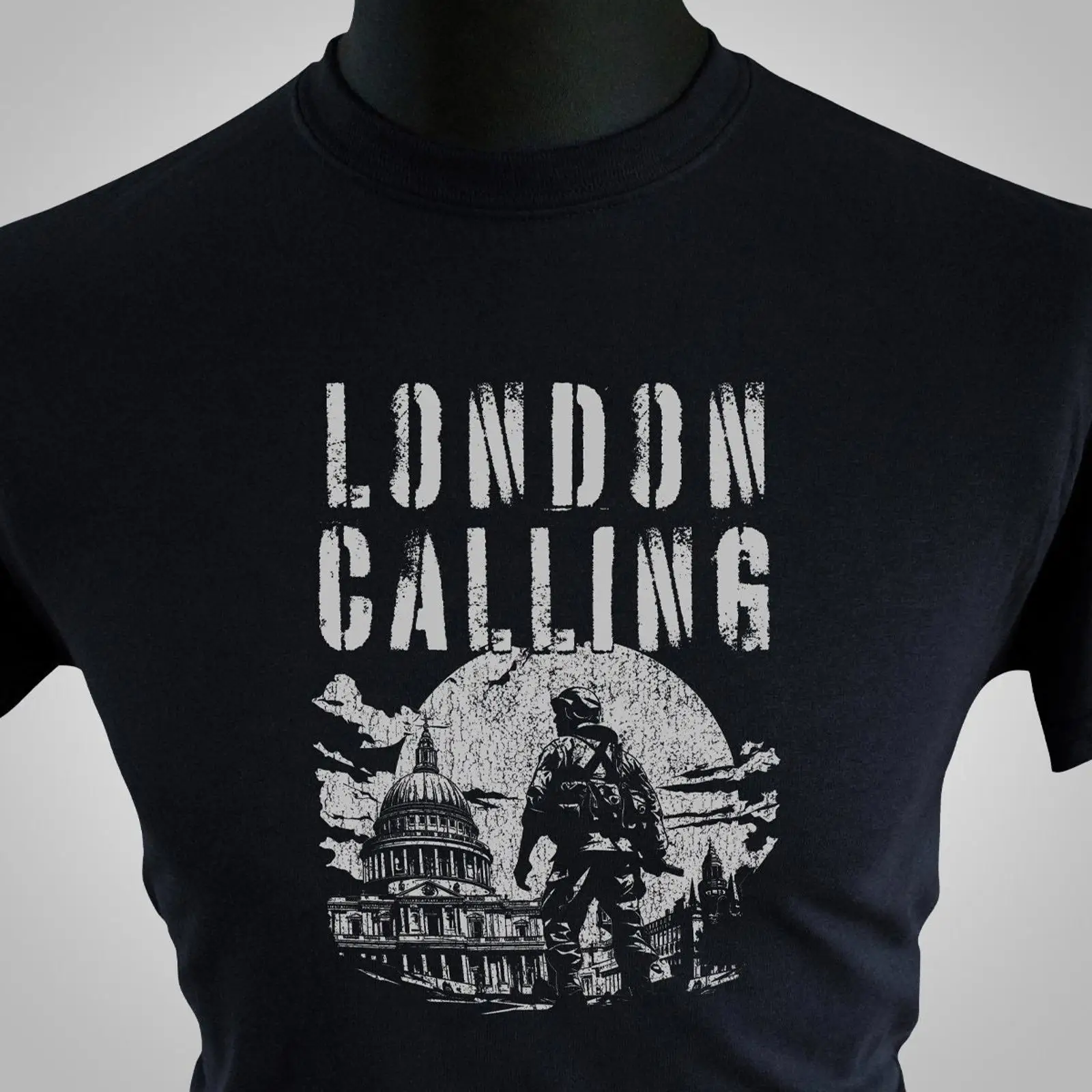 London Calling T Shirt Black v - Vintage Fashion London recensione e prezzo