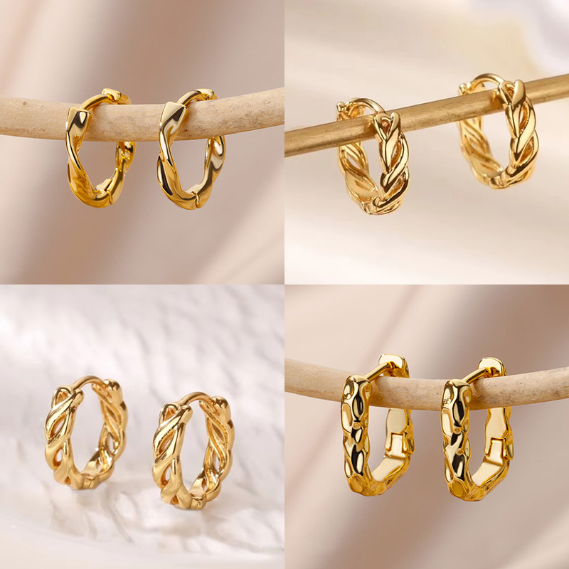 Vintage Hollow Twist Chain Hoo - Vintage Fashion Trends 2025 recensione e prezzo