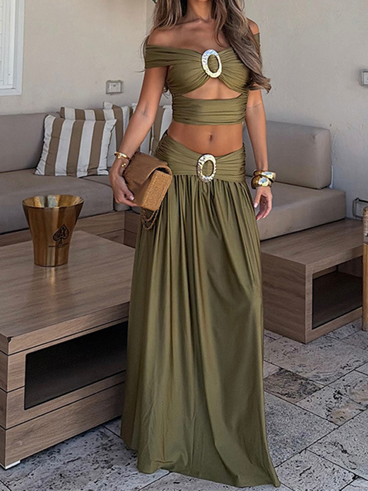 Fashion Solid Backless Pleated - Vintage Fashion Expo recensione e prezzo