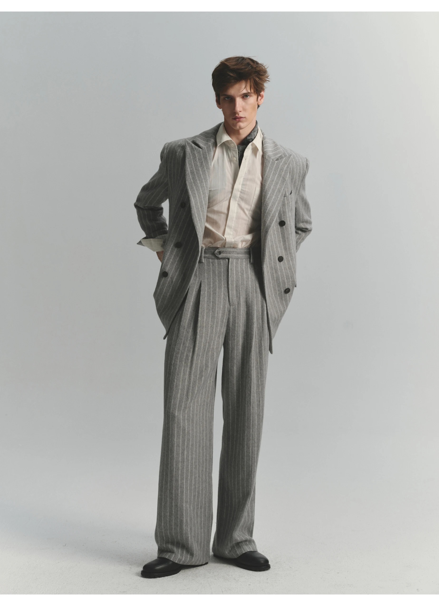 Men's Striped Pants High-Stree - Vintage Fashion Old Money recensione e prezzo