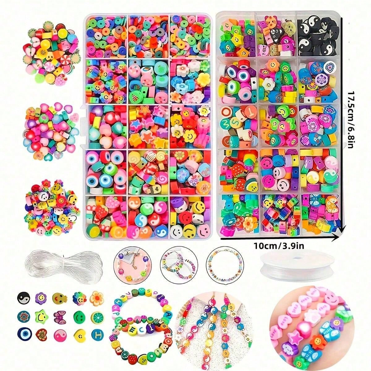 1450/1200/250pcs Polymer Clay  - Vintage Fashion Necklace recensione e prezzo