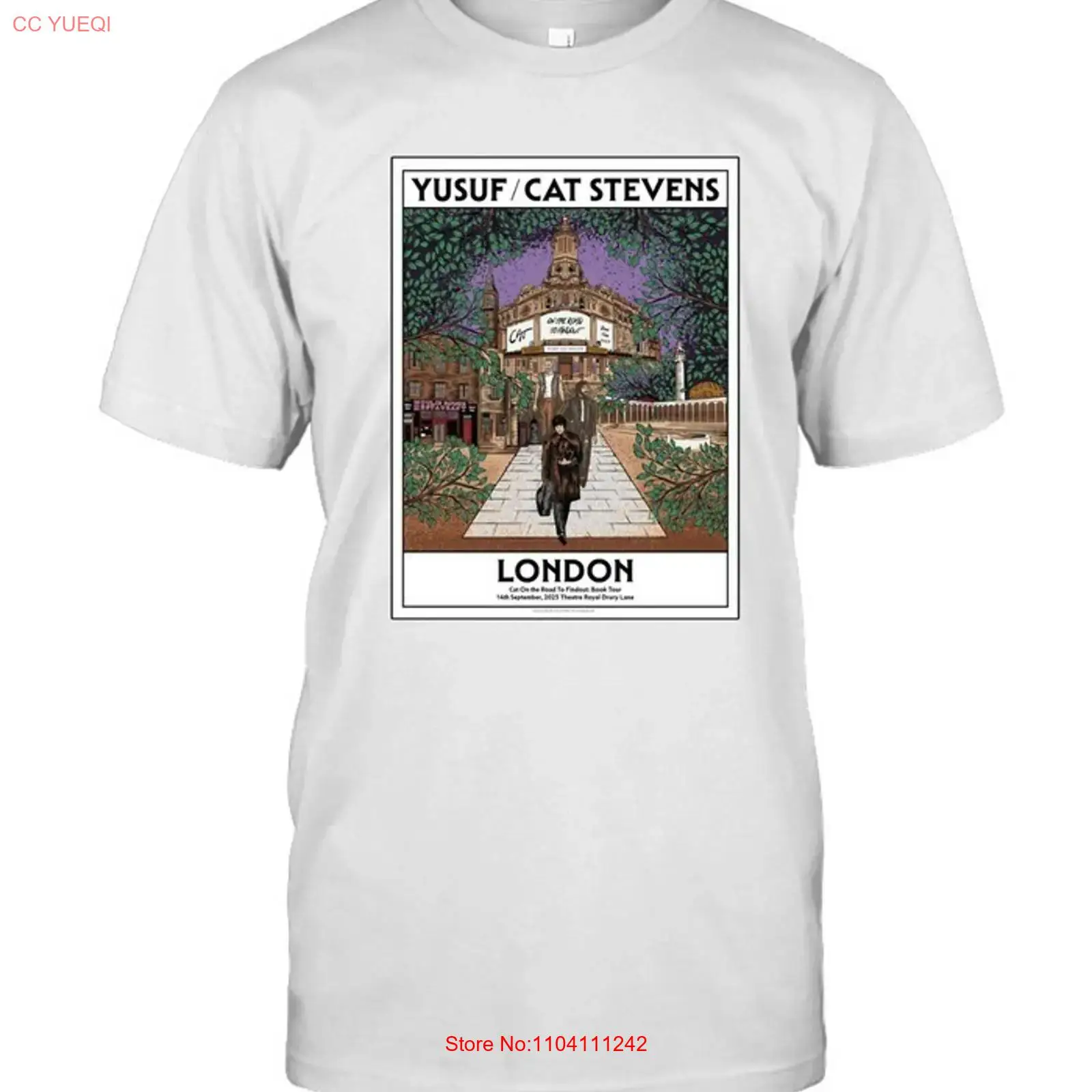 Yusuf Cat Stevens T Shirt Lond - Vintage Fashion London recensione e prezzo