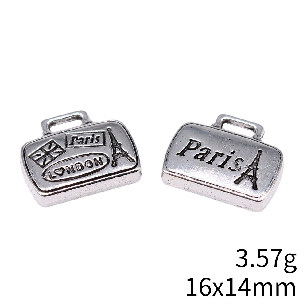 WYSIWYG 5pcs 16x14mm Antique S - Vintage Fashion London recensione e prezzo