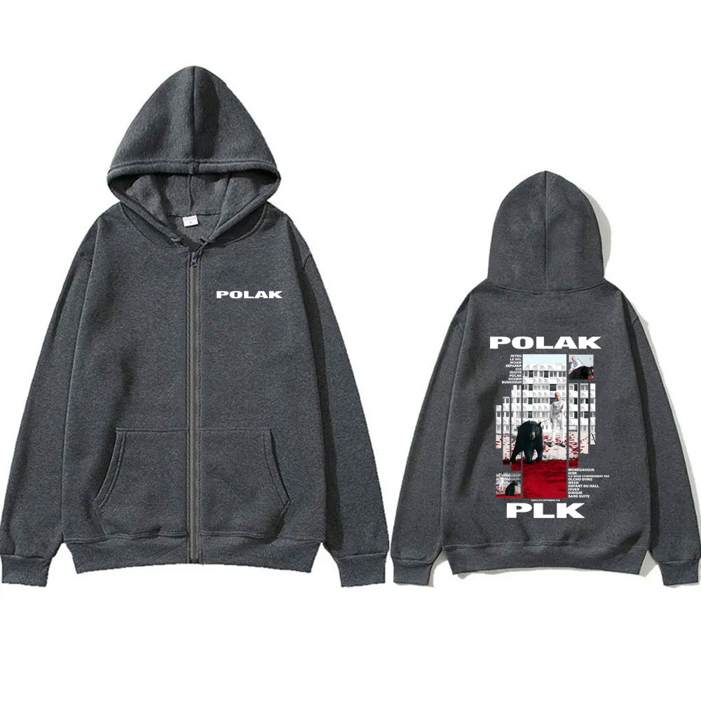 Rapper Plk Polak Print Zipper  - Vintage Fashion Pop Up recensione e prezzo