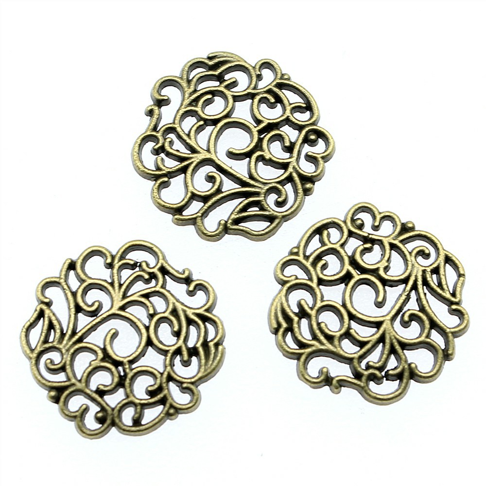 10pcs 18x18mm 2 Colors Antique - Vintage Fashion Online recensione e prezzo