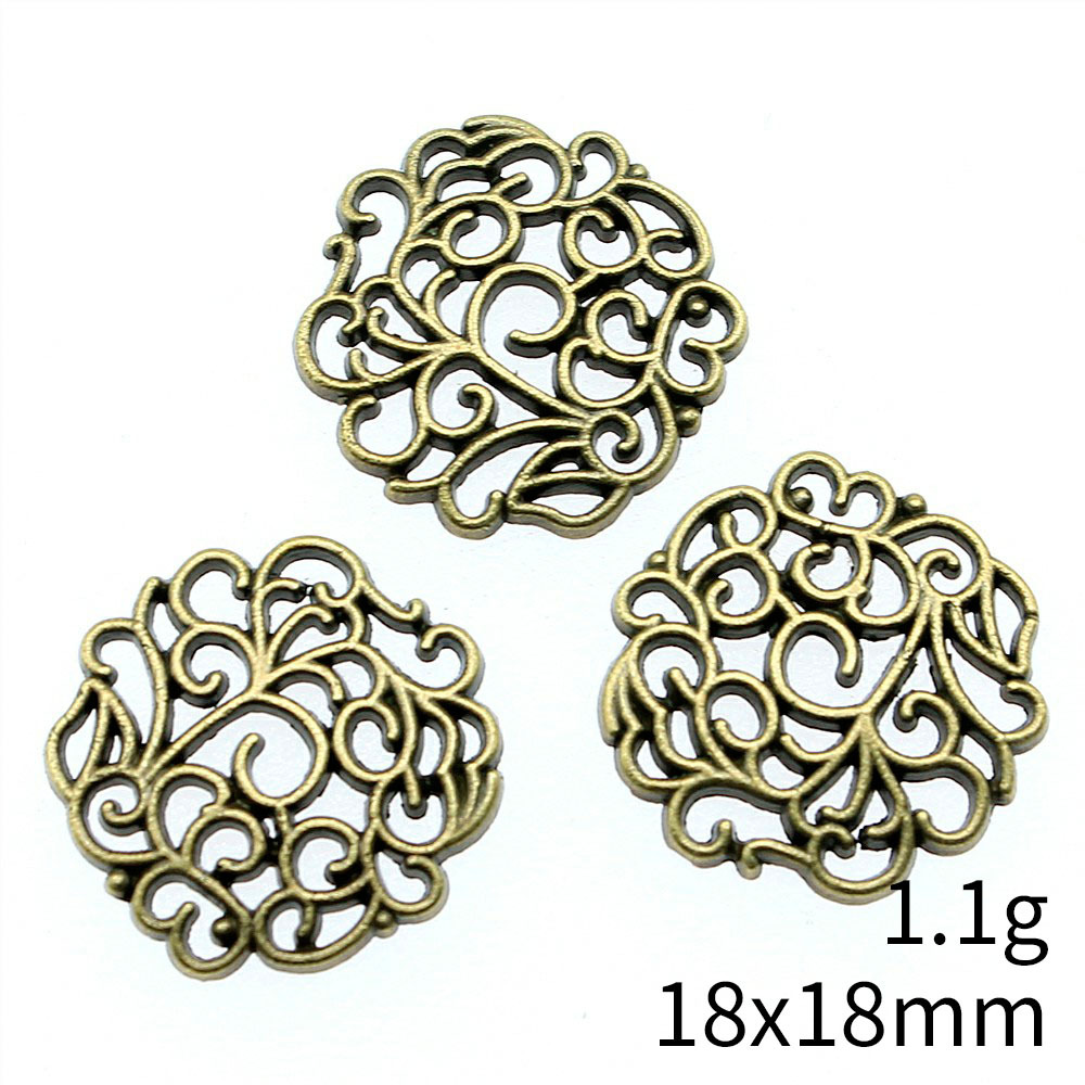 10pcs 18x18mm 2 Colors Antique - Vintage Fashion Online recensione e prezzo