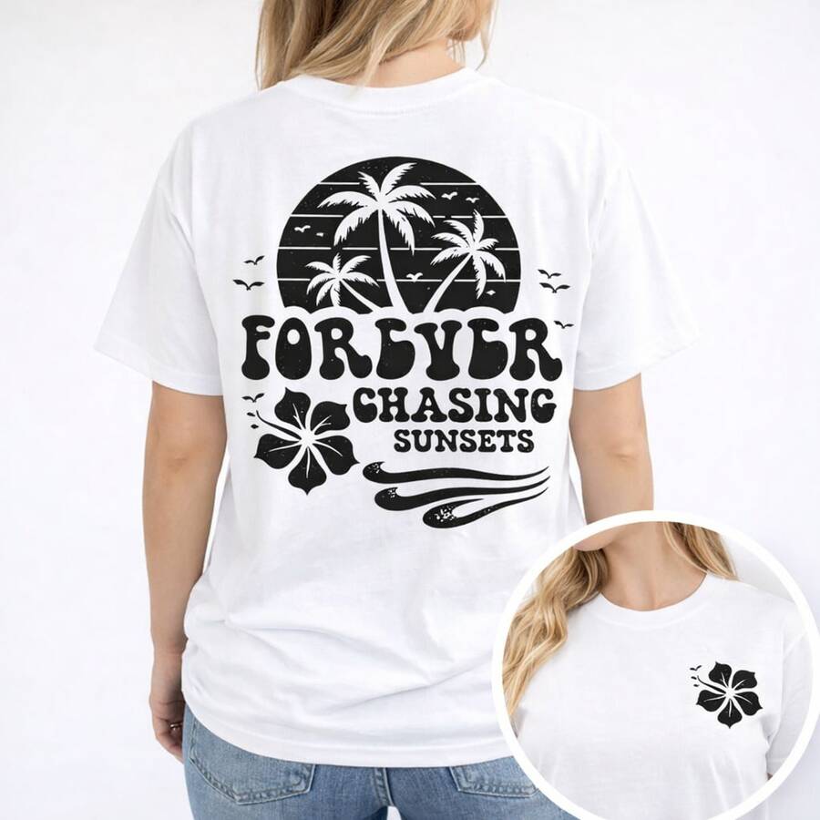 Womens 100% Cotton T-Shirt Wit - Printed Floral Shirt recensione e prezzo
