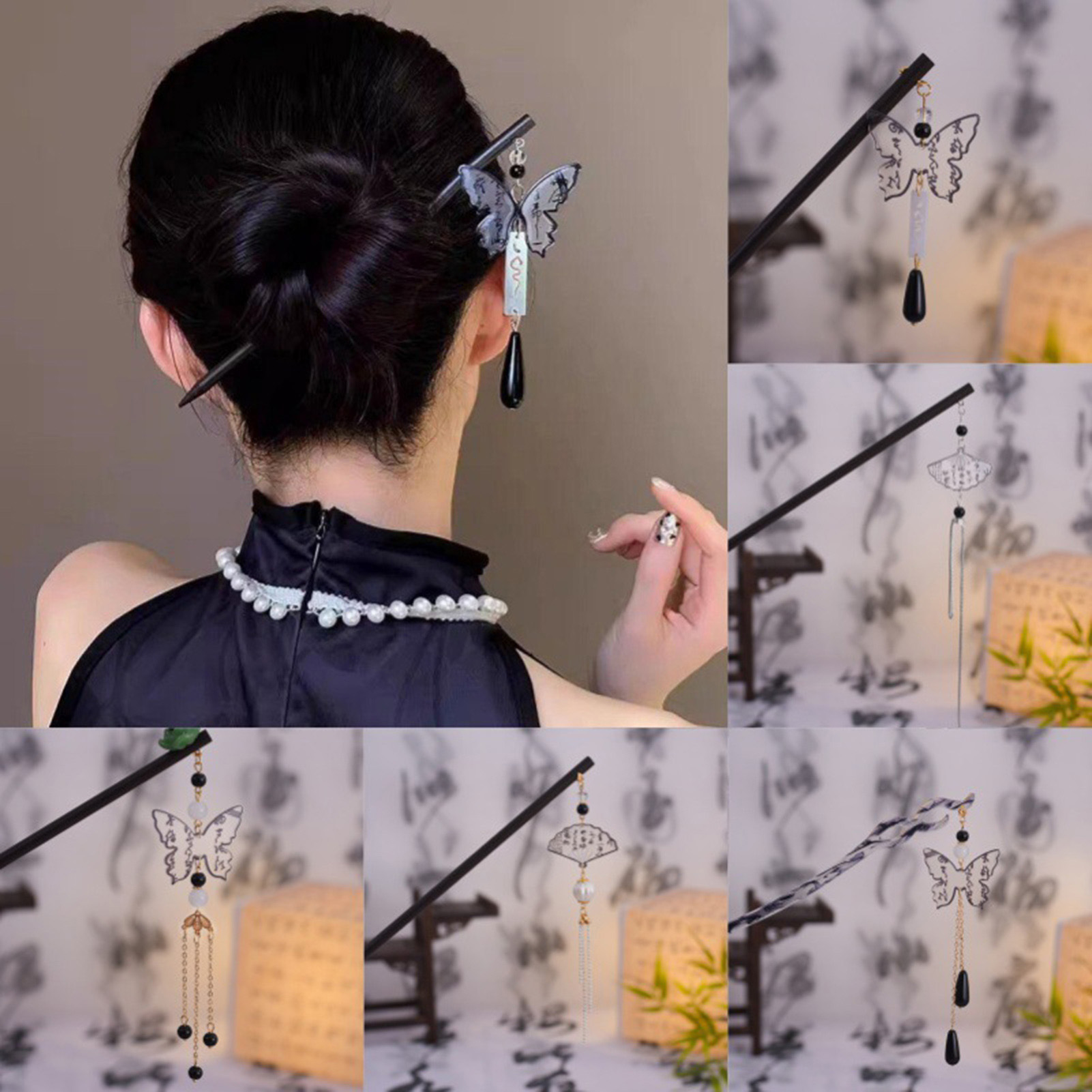 Vintage Wooden Hairpin For Wom - Vintage Fashion Ai recensione e prezzo
