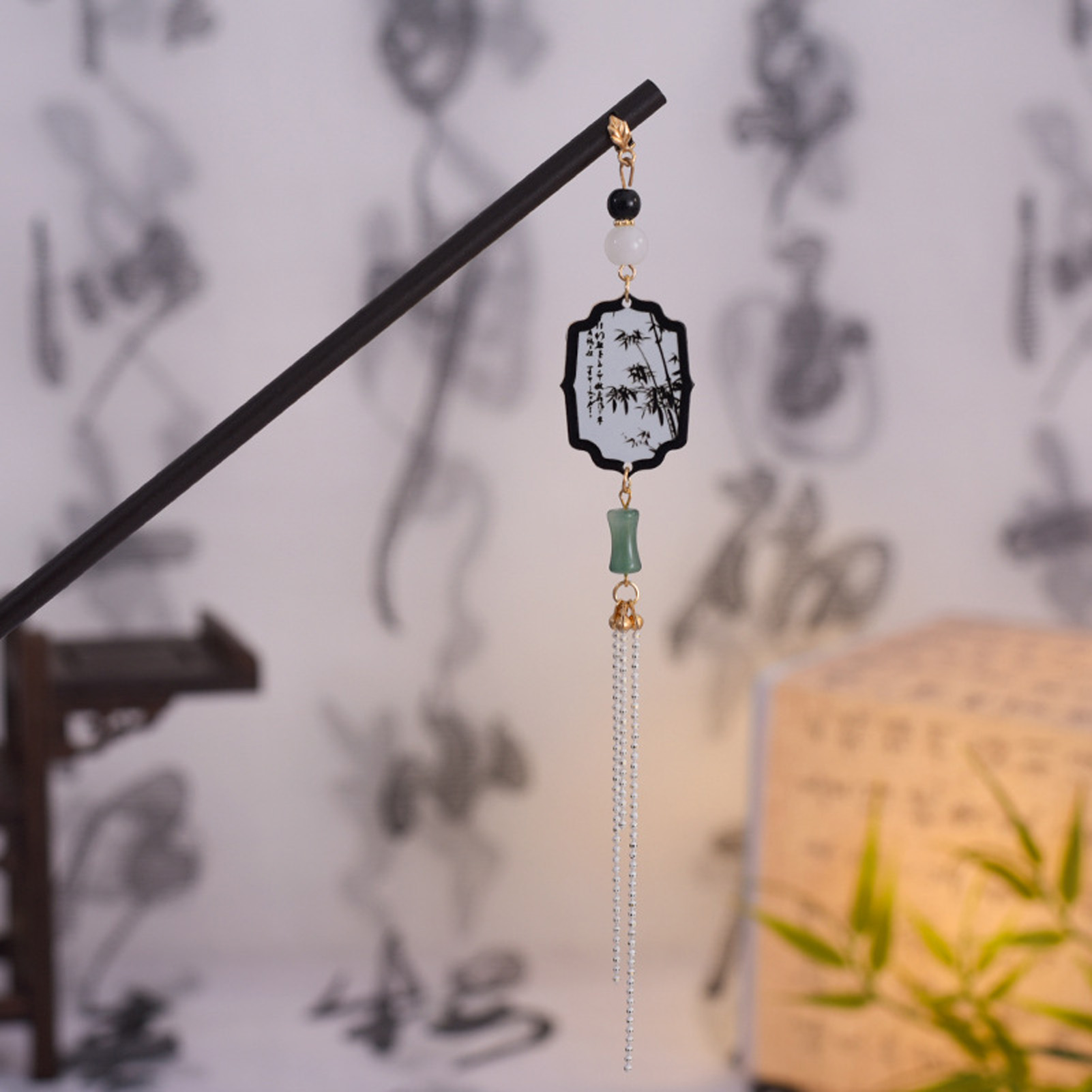Vintage Wooden Hairpin For Wom - Vintage Fashion Ai recensione e prezzo