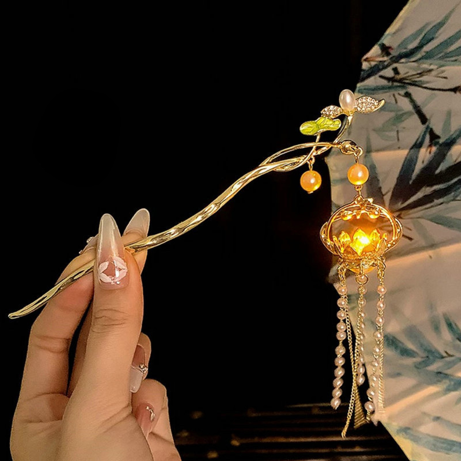Luminous Flower Hairpin For Wo - Vintage Fashion Ai recensione e prezzo