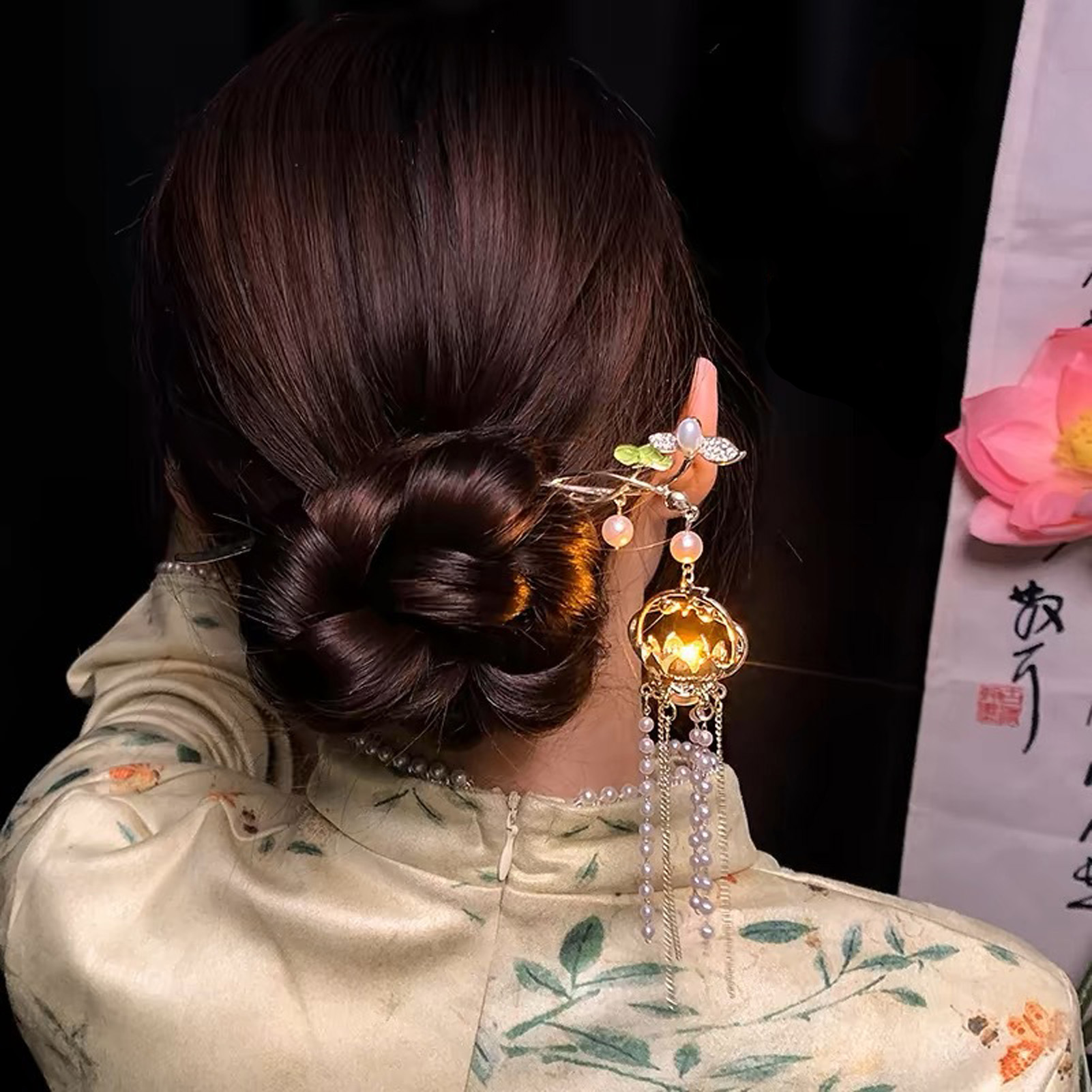 Luminous Flower Hairpin For Wo - Vintage Fashion Ai recensione e prezzo