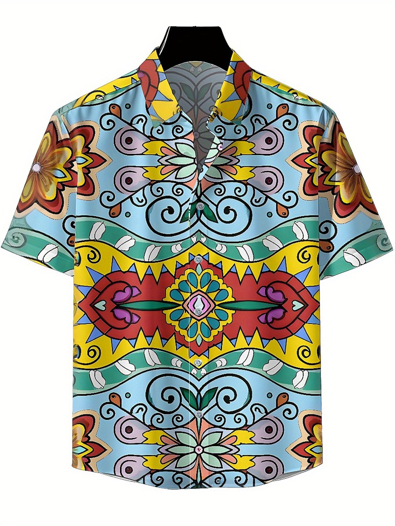 Men's Plus Size Hawaiian Shirt - Printed Floral Shirt recensione e prezzo