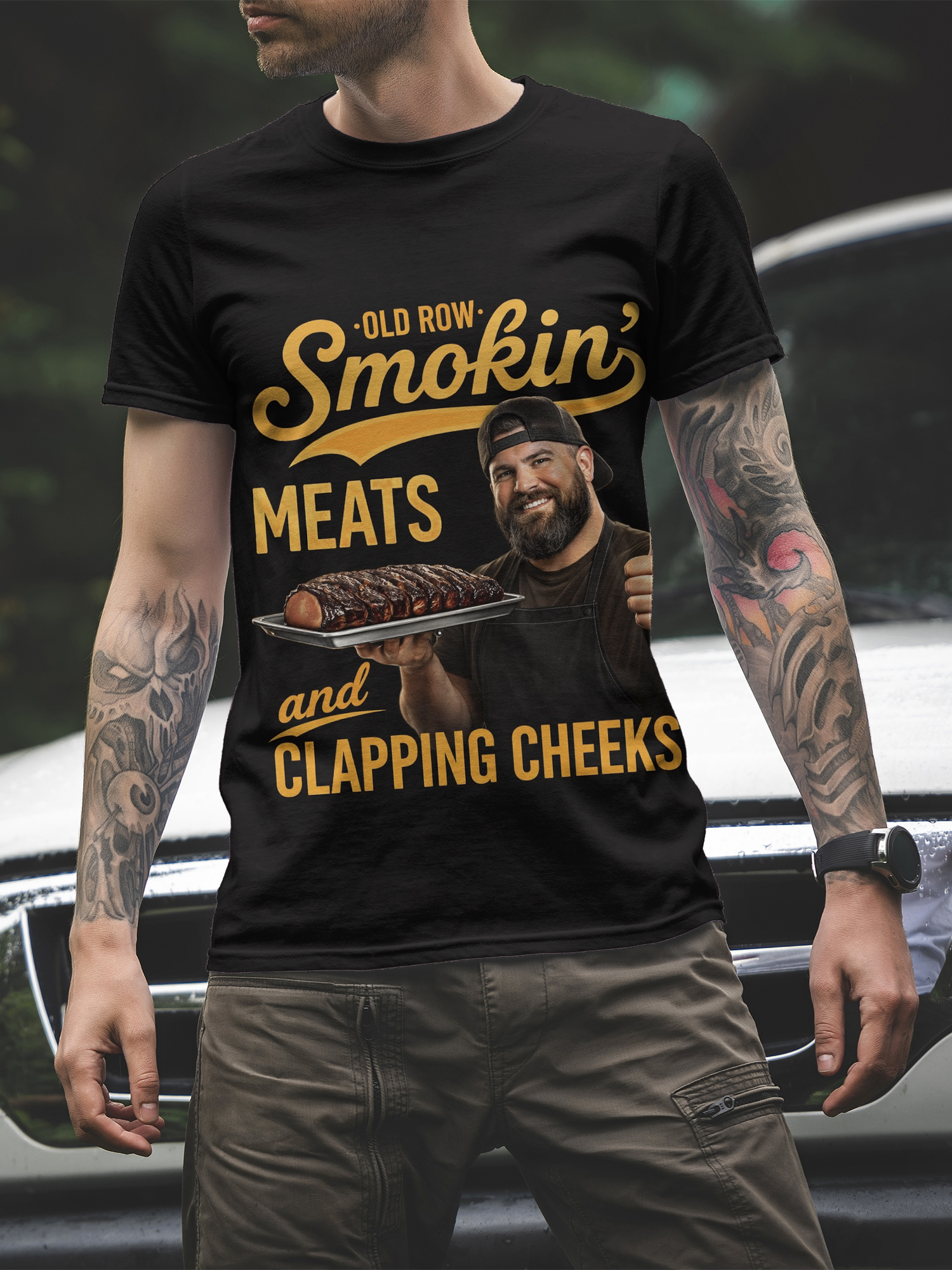 BBQ Enthusiast Graphic Tee Vin - Vintage Fashion Enthusiasts recensione e prezzo