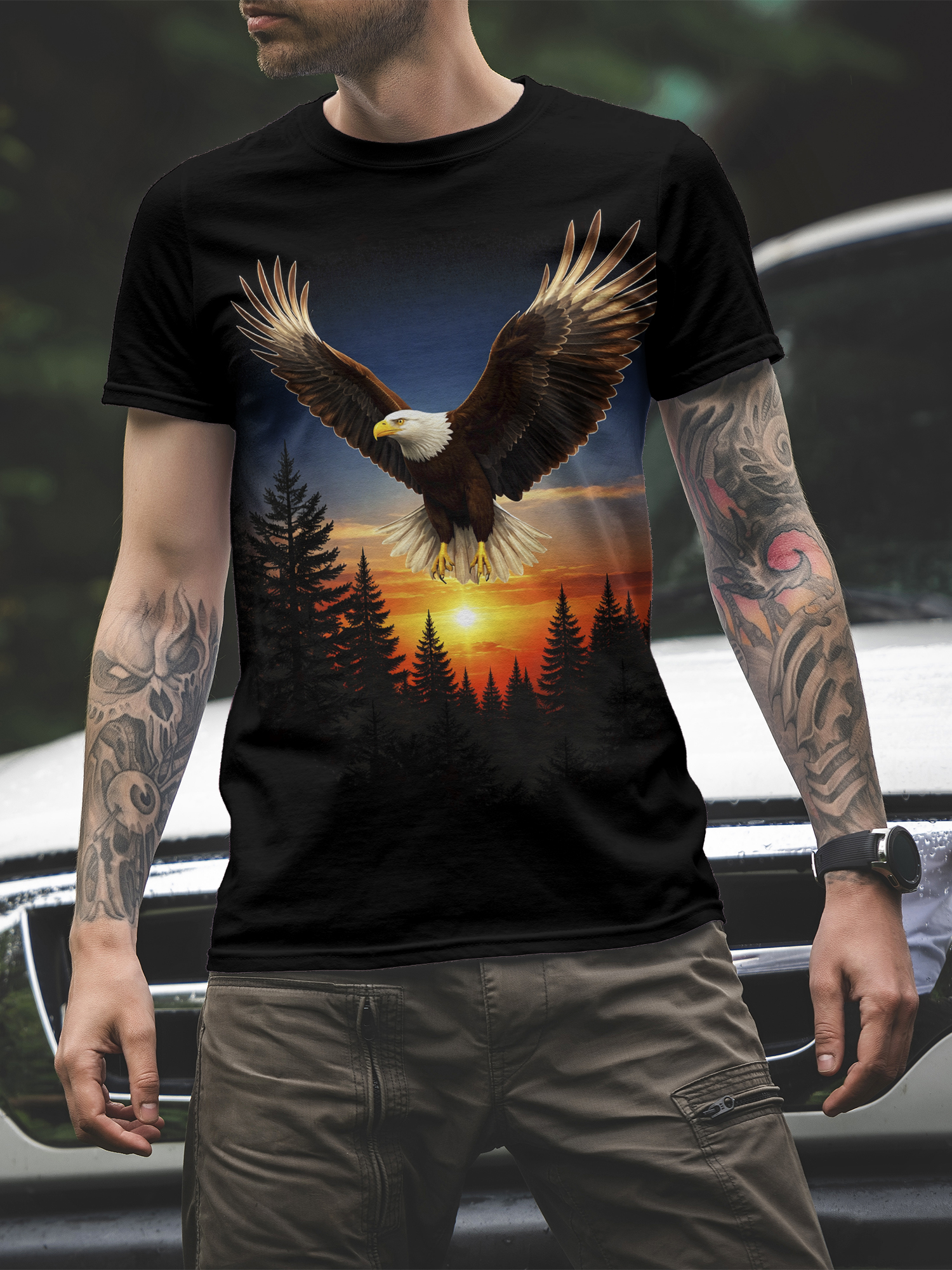 BBQ Enthusiast Graphic Tee Vin - Vintage Fashion Enthusiasts recensione e prezzo