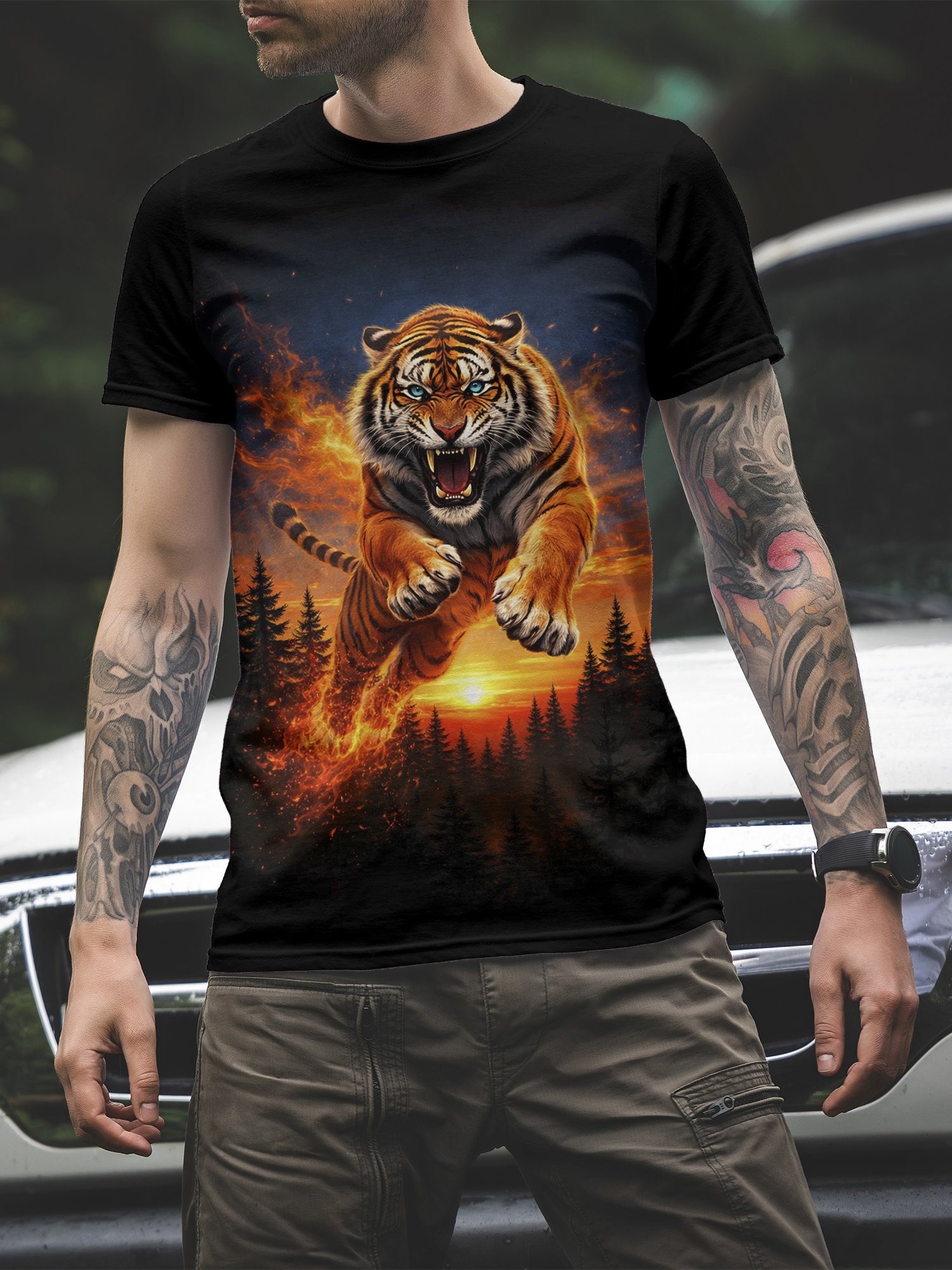BBQ Enthusiast Graphic Tee Vin - Vintage Fashion Enthusiasts recensione e prezzo