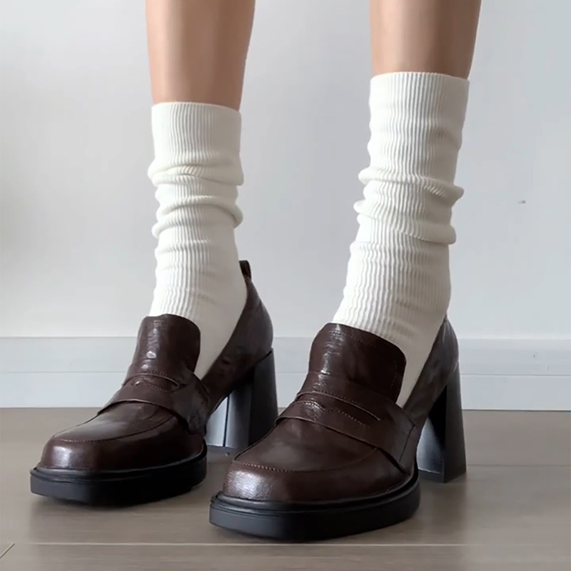 College Style Women Loafer Sho - Vintage Fashion Online recensione e prezzo