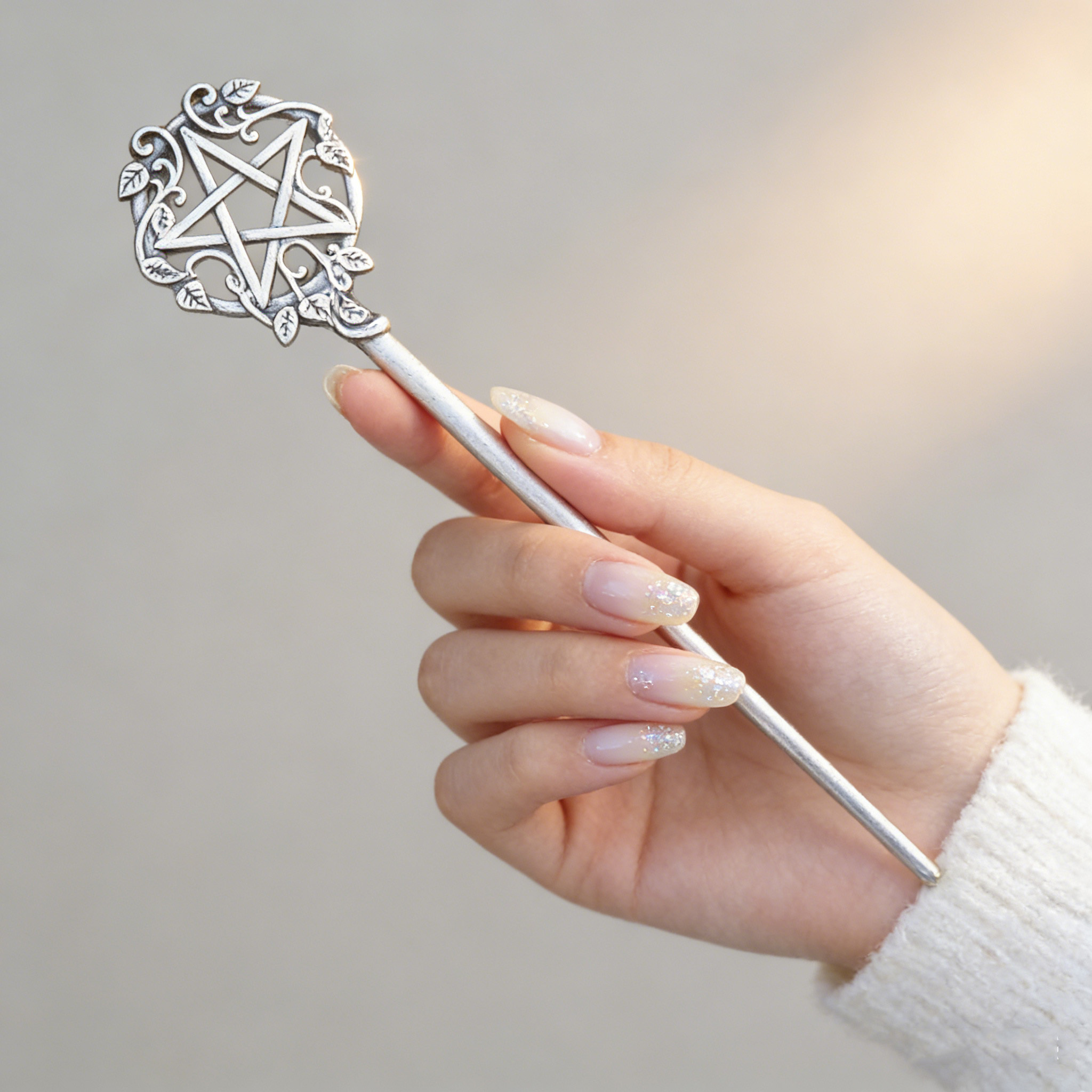 1pc Mystical Pentagram Hair St - Vintage Fashion Ai recensione e prezzo