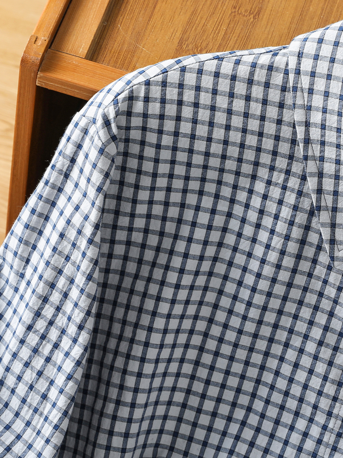 High-End Blue White Plaid Long - Vintage Fashion Years recensione e prezzo
