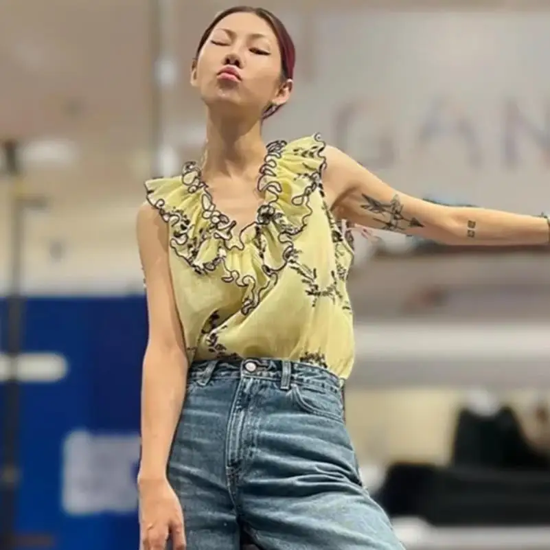 Summer Fresh Floral V-neck Ves - Printed Floral Shirt recensione e prezzo