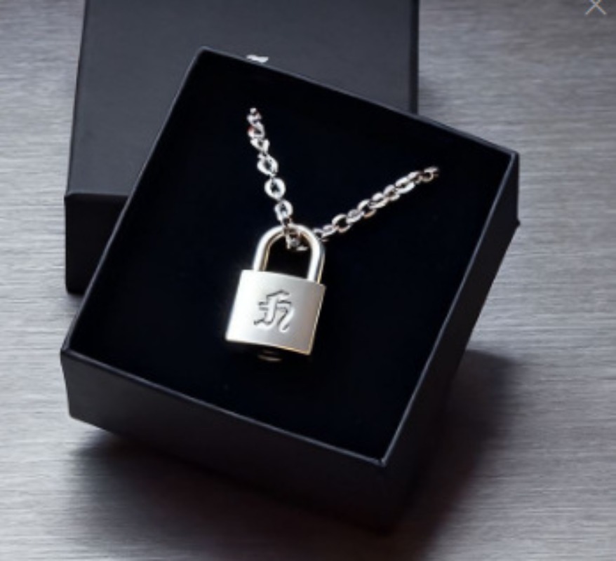 Smooth Matte Finish Metal Lock - Vintage Fashion Necklace recensione e prezzo