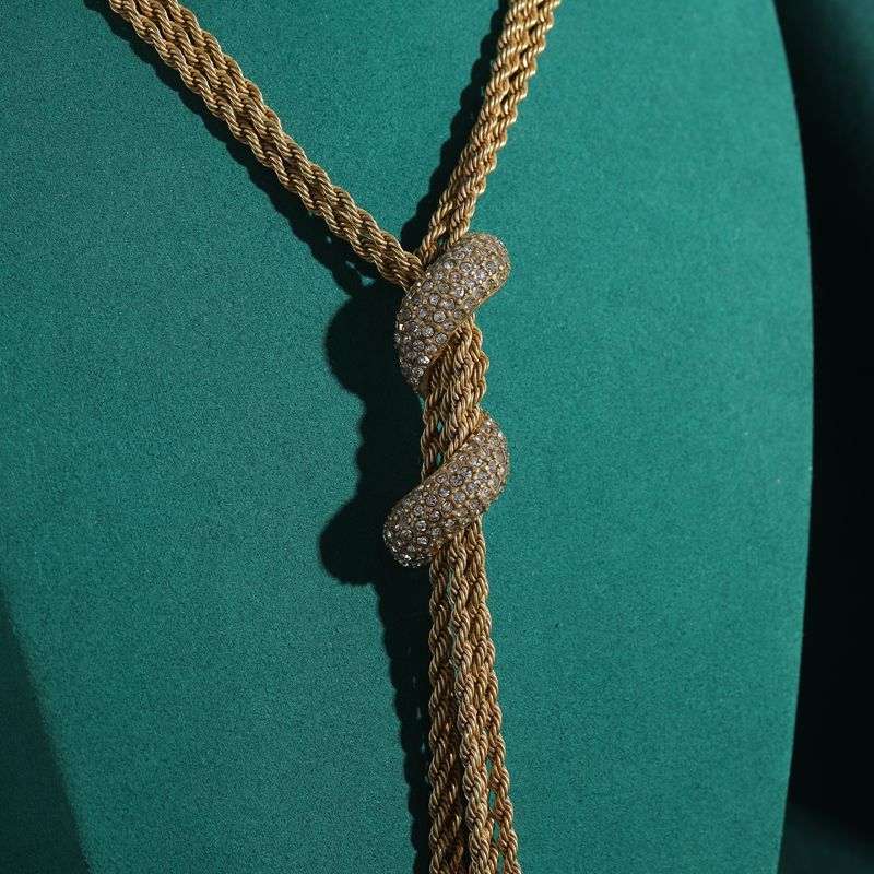 4mm Rope Chain Necklace Gold C - Vintage Fashion Trends 2025 recensione e prezzo