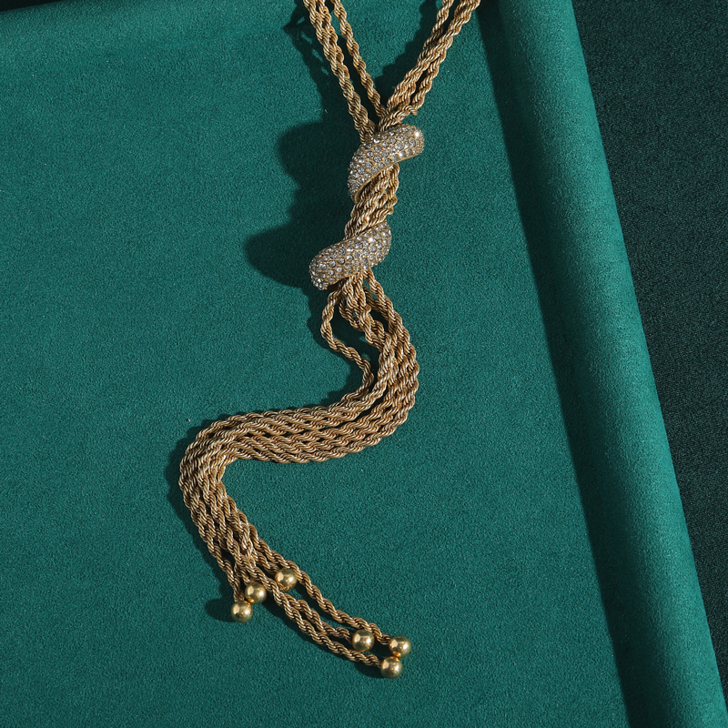 4mm Rope Chain Necklace Gold C - Vintage Fashion Trends 2025 recensione e prezzo